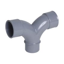 Nicoll Coude 87°30 Double Parallèle Grand Rayon Pvc Mâle Femelle Ø32 - Tecnomat