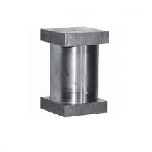 Axe Bout De Jonction Pour Gond À Collier - Diamètre 34mm Largeur Platine 35mm - Acier - Tecnomat
