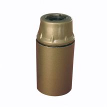Douille Lisse Sans Bague E14 - Doré - Zenitech - Bricoman