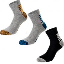 Chaussettes De Travail Albatros Control Trio (lot De 3 Paires) Gris / Noir 43-46 - Bricoman