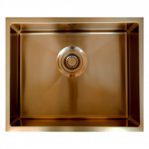 Luisa Évier 1 Cuve Seule 55x45 En Inox Cuivre Brossé - Bricoman