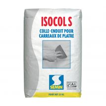 Colle Pour Carreaux De Plâtre Isocol Super Semin, Intérieur, Poudre, Sac 25 Kg - Bricoman