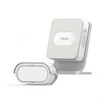 Carillon Sans Fil Philips Welcome Bell 300 Basic 300 M Blanc 4 Sonneries - Bricoman