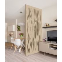 Cloison De Séparation Bois Lianes Mdf Claustra L.100xh.160xe.1.9cm - Bricoman