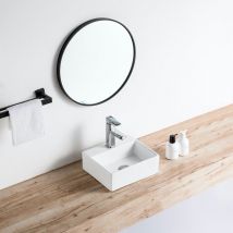 Vasque À Poser Rectangulaire En Céramique Salta 33 X 29 Cm - Bricoman