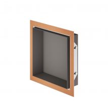 Niche Sans Carrelage Aluminium 30x30 Cm Design-niche Schluter - Tsda - Alu Structurée Anthracite Foncé - Bricoman