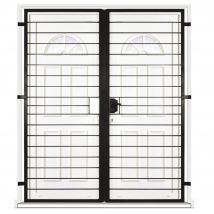 Grille Porte Lagune -2 Vantaux Pour Encadrure H=190 Cm X L=190 Cm (côte Tableau) - Bricoman