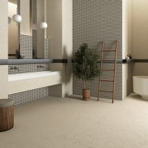 Mosaique Sol / Mur Effet Terrazzo Beige 30x30 Cm Cream R Dune (vendu À L'Unité) - Bricoman