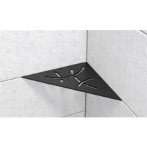 Tablette Curve S1 Schluter - Finition Alu Structurée Blanc Mat "mbw" - Bricoman