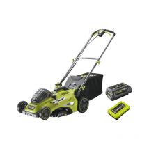 Tondeuse Ryobi - 36v Maxpower Brushless - Coupe 46cm - 1 Batterie 5.0ah - 1 Chargeur - Rlm36x46h50pg - Bricoman