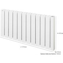 Radiateur Électrique Connecté À Inertie Fluide 2000 W Alcantara - Bricoman