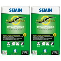 Semin Enduit Spécial Maçonnerie Humides Humi'protect - Intérieur/extérieur - Poudre - Sac De 20 Kg (lot De 2) - Bricoman