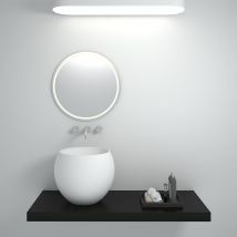 Vasque Ronde À Poser Blanc Mat - Bukavu - Bricoman