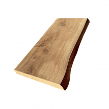 Etagère Murale En Chêne Rustique Bord Naturel, L.40 Cm X L.18 Cm, Ep.27 Mm - Bricoman