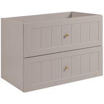 Meuble Suspendu Sous Lavabo Gusto Cachemire 80 Cm - Bricoman