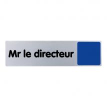 Plaque De Porte Mr Le Directeur - Couleur 170x45mm - 4033310 - Bricoman