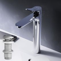 Mitigeur De Lavabo, Robinet De Lavabo, Robinet Salle De Bain Robinet De Lave-mains Avec Bonde Clic Clac, Chromé, Taille L, Fxa92200 Am.pm - Bricoman