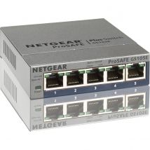 Switch Ethernet Netgear Gs105e Metal 5 Ports Gbps +interface Web - Bricoman