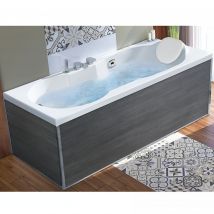 Tablier Acrylique Biocryl Bois Foncé Longueur 2,00m Pour Baignoire Kinedo - Bricoman