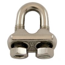 Serre-câbles À Étrier Inox Diamètre Câble 5 Mm En Boîte De 5 - Bricoman