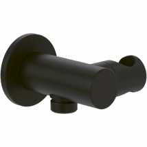 Support Mural Fixe Pour Douchette Villeroy Et Boch Universal Showers Rond Matt Black - Bricoman