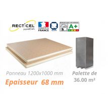 Dalle Isolante Polyurethane Eurosol - 68 Mm - R 3.15 - Palette 36 M² - Bricoman