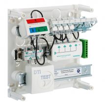 Coffret Communication Siemens, 4 Rj45 Grade 1, 4 Prises Coaxiales, Conforme Nfc 15-100, Fixation Gtl Ou Saillie, Dti France Télécom, Filtre Adsl - 