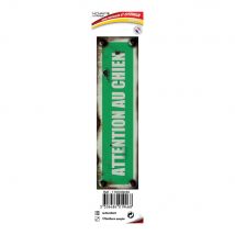 Plaque Vintage Attention Au Chien - Adhésif 170x45mm - 4019468 - Bricoman