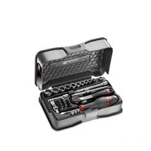 Coffret De Douilles Facom - 1/4 - 12 Pans - 31 Pcs - R.161-5p12 - Bricoman