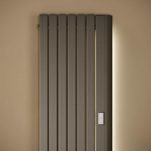 Radiateur Decoratif Électrique Connecté 1000w Anthracite Piano - Irsap - Bricoman