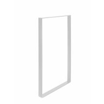 Pied Pour Meuble Industriel | En Acier | Finition Blanche | Mesures 38,5*4*71 Cm | Hauteur : 71 Cm | 1 Unité - Tecnomat
