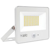 Projecteur À Led - Aric Wink 2 - 50w - 3000k - Blanc - Sensor - Aric 51305 - Tecnomat