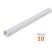 Réglette Led Étanche 120cm 36w Ip65 (pack De 10) - Blanc Froid 6000k - 8000k - Silamp - Bricoman