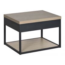 Meuble De Salle De Bain En Métal Et Bois Avec Plan 60 Cm Will - Bricoman