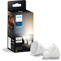 Ampoule Led Connectée Philips Hue Pack X 2 Ampoules Gu10 Hue White - Bricoman