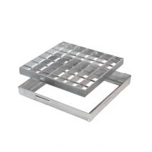 Grille De Caniveau Carrée En Acier Galvanisé, 50x50 Cm - Bricoman