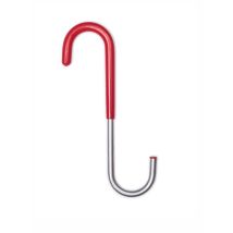 Crochet En S Multi-usages | Fabriqué En Acier | Finition Rouge | Grande Capacité De Charge | Mesures 14*256*137mm | Système De Fixation Vissé | 1 - 
