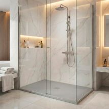 Receveur De Douche Aquaplus - 170x90 Gris - Bricoman