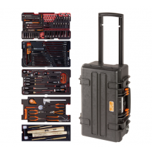 Caisse À Outils Métallique Avec Kit D'Outils Multi-usages 194 Pièces 4750rchdw01ff3 Bahco - Bricoman
