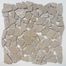 Albedo Pierre - Palledien En Marbre Beige Vieilli Foncé - Bricoman