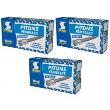 Pitons Femelles Semin, Boite De 100 (lot De 3) - Bricoman