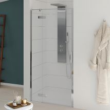 Porte De Douche Kinedo Kinestyle L 80cm H 2,00 M Charnières À Gauche - Bricoman