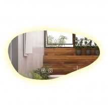 Miroir Suspendu Rea Led Cloud A 100x60cm Grey - 2,5x100x60cm - Bricoman