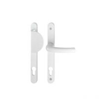 Poignée Sur Plaque Tokyo Hoppe 92 Mm Blanc Mat 24x234 Mm - Bricoman