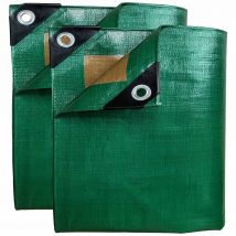 Pack Paysagiste L'Essentiel - 2 Bâches Imperméables Tecplast Hq250jd - 1,5x6m (x1) + 2x3m (x1) - Pm1jd - Bricoman