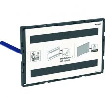 Plaque De Fermeture Geberit Omega À Fleur De Paroi - Bricoman