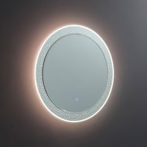 Miroir Rond De 80 Cm Avec Éclairage Led Intégré - Bricoman