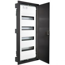 Coffret Modulaire Encastré Métal Anthracite 4 Rangées - Solera - Bricoman