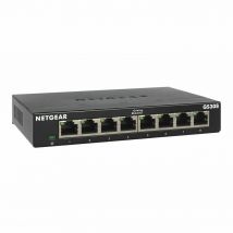 Netgear Gs308-300pes Switch Ethernet Metal 8 Ports Gigabit 10/100/1000 - Bricoman