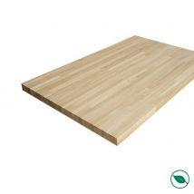 Plan De Travail Chêne Massif Lamellé Collé Abouté 3000 X 650 X 38 Mm - Fsc100% - Bricoman
